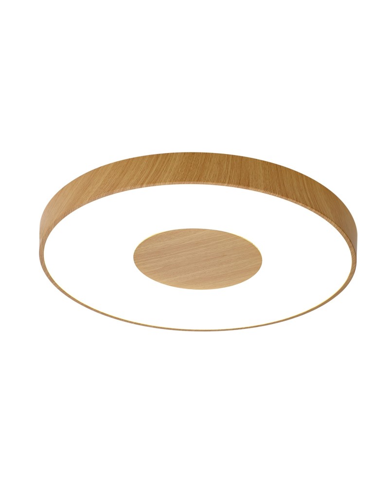 COIN * PLAFÓN REDONDO LED 100W - 2700-5000K - CON MANDO - MADERA